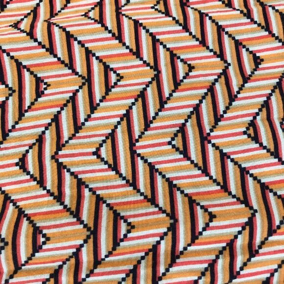 Stylus High-Low Peasant Blouse Women’s Petite Small Split Neck Chevron Boho - Picture 5 of 11